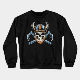 American Traditional Vikings Tattoo Crewneck Sweatshirt